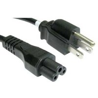 FDL 2M US MAINS PLUG TO C5 CLOVER LEAF SOCKET CABLE