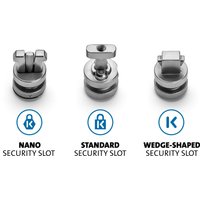 Kensington ClickSafe Universal Slots Security Anchors Kit