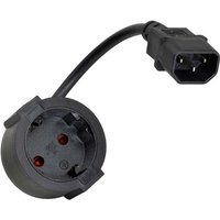 Cablenet CNL 25CM SCHUKO SOCKET C14 1MM