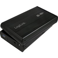 LogiLink UA0107 storage drive enclosure Black 3.5"