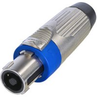 Neutrik NLT4FXX wire connector speakON Silver. Black. Blue