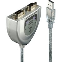 Lindy USB to 2 Port Serial Converter