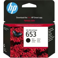 HP 3YM75AE/653 Printhead cartridge black. 360 pages 6ml for HP DeskJet