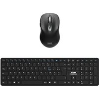 Port Designs 900907RUK keyboard Mouse included Home Bluetooth UK English Black