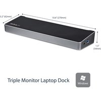 StarTech.com Triple-Monitor USB 3.0 Docking Station - 1x HDMI - 2x Dis