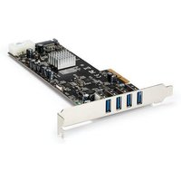 StarTech.com 4 Port USB 3.0 PCIe Card w/ 4 Dedicated 5Gbps Channels (U