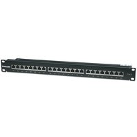 Intellinet Patch Panel. Cat6. FTP. 24-Port. 1U. Shielded. 90° Top-Entr