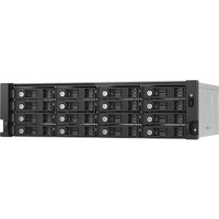 QNAP TL-R1600PES-RP storage drive enclosure HDD/SSD enclosure Black. G