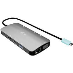 I-Tec USB-C Metal Nano 3X Display (Dp. Hdmi And Vga) Docking Station +