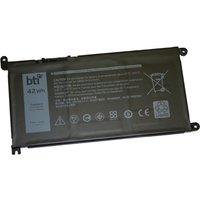 BTI 3-cell 42Wh 1VX1H compatible laptop battery for Dell Inspiron Vost