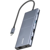 Anker Innovations A83880A1 interface hub USB Type-C 10000 Mbit/s Grey