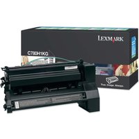 Lexmark C780H1KG Toner cartridge black return program. 10K pages/5% fo