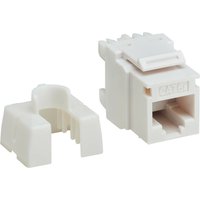 Tripp Lite N238-001-WH-6A Cat6a 110-Style Punchdown RJ45 Keystone Jack