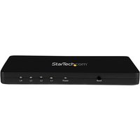 StarTech.com 4K HDMI 4-Port Video Splitter – 1x4 HDMI Splitter w/ Soli