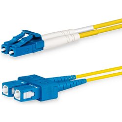 Lanview LVO231492 Infiniband/Fibre Optic Cable 2 M 2X Lc 2X Sc OS2 Yel
