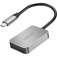 LogiLink USB 3.0 Cardreader. USB-C. SD / microSD. aluminum