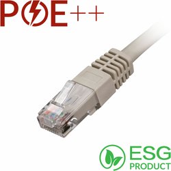 Cablenet 1M Cat6 RJ45 Grey U/Utp Pvc 24AWG Flush Moulded Booted Patch