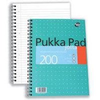 Pukka Pad Metallic Jotta A4 Wirebound Hardcover Notepad 100 80GSM Rule