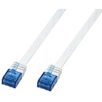 FDL 2M CAT.5e UTP FLAT PATCH CABLE - WHITE