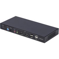 StarTech.com 2-Port Dual-Monitor DisplayPort KVM Switch with Dual View