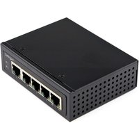 StarTech.com Industrial 5 Port Gigabit PoE Switch - 30W - Power Over E