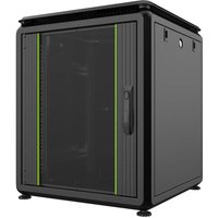 Lanview RDL12U66BL rack cabinet 12U Freestanding rack Black