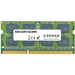 2-Power 4GB Multispeed 1066/1333/1600 Mhz Sodimm Memory - Replaces 2PS