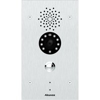 E21V video intercom system 2 MP Satin steel. Stainless steel