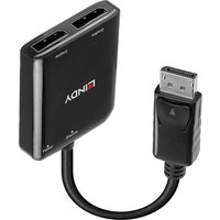 Lindy 38430 interface hub DisplayPort 21600 Mbit/s Black
