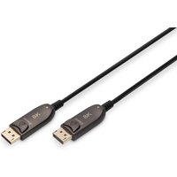 Digitus DisplayPort AOC Hybrid Fiber Optic Cable. UHD 8K. 20 m