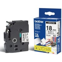 Brother TZE-241 DirectLabel black on white Laminat 18mm x 8m for Broth