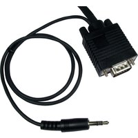 Cables Direct SVGA + 3.5mm 7m VGA cable VGA (D-Sub) Black