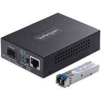 StarTech.com Single-Mode (SM) LC Fiber Media Converter for 10/100/1000