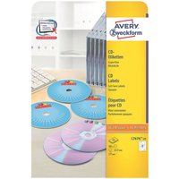Avery CD Labels Super Size. 117 mm for Laser & Inkjet Printers