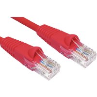 Cables Direct Cat6. 20m networking cable Red U/UTP (UTP)