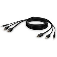 Belkin F1DN1CCBL KVM cable Black 3 m