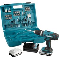 Makita HP488DAEX1 drill 1400 RPM Keyless 1.8 kg Black. Green