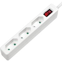 LogiLink LPS230 power extension 1.5 m 3 AC outlet(s) Indoor White