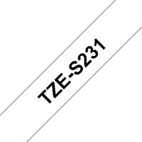 Brother TZE-S231 DirectLabel black on white extra strong Laminat 12mm