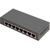 Digitus 8-port Gigabit switch. desktop. unmanaged. metal housing