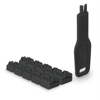 Lindy RJ45 Port Locks Black. 10x + 1 Key