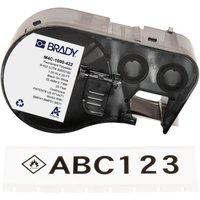 Brady M4C-1000-422 DirectLabel Etikettes Polyester black on white 25.4