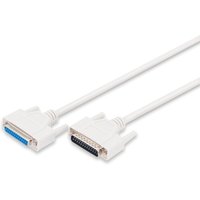 Digitus Datatransfer extension cable. D-Sub25/M - D-Sub25/F