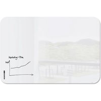 Sigel Artverum Magnetic Glass Board With Rounded Corners 1800x1200mm