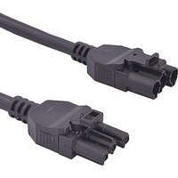 Cablenet 3m GST18 Male - Female Wieland Black PVC Power Leads