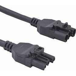 Cablenet 1M GST18 Male - Female Wieland Black Pvc Power Leads Cablenet 1M GST18 Male - Female Wieland Black Pvc Power Leads