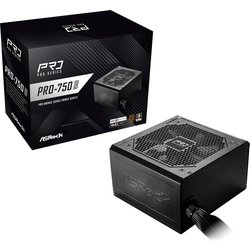 Asrock PRO-750B Power Supply Unit 750 W 24-Pin Atx Atx Black