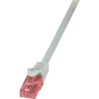 LogiLink 1m Cat.6 U/UTP networking cable Grey Cat6 U/UTP (UTP)