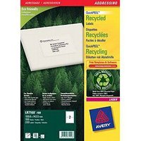 Avery QuickPEEL self-adhesive label White 200 pc(s)