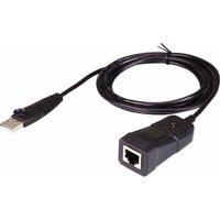 ATEN UC232B serial cable Black 1.2 m USB Type-A RJ-45